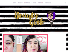 Tablet Screenshot of beautygeekjc.com